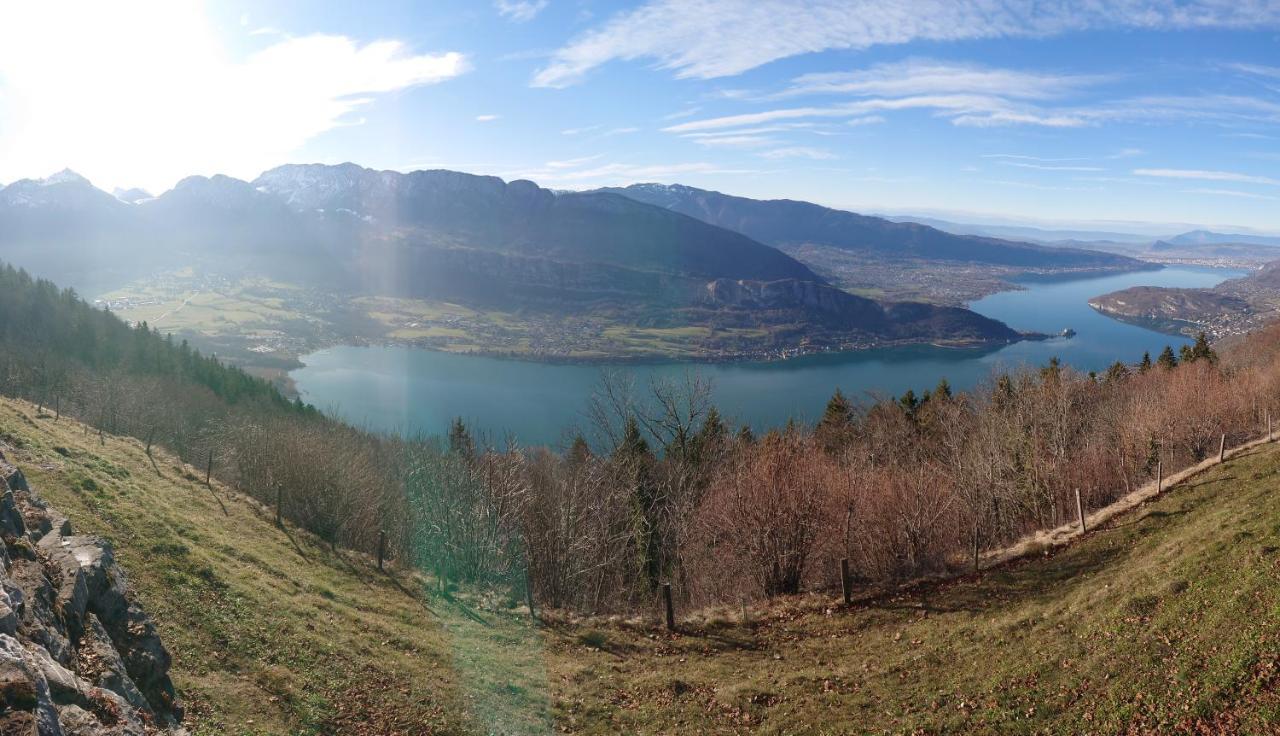Studio A La Campagne Au Bout Du Lac D'Annecy Doussard Bagian luar foto