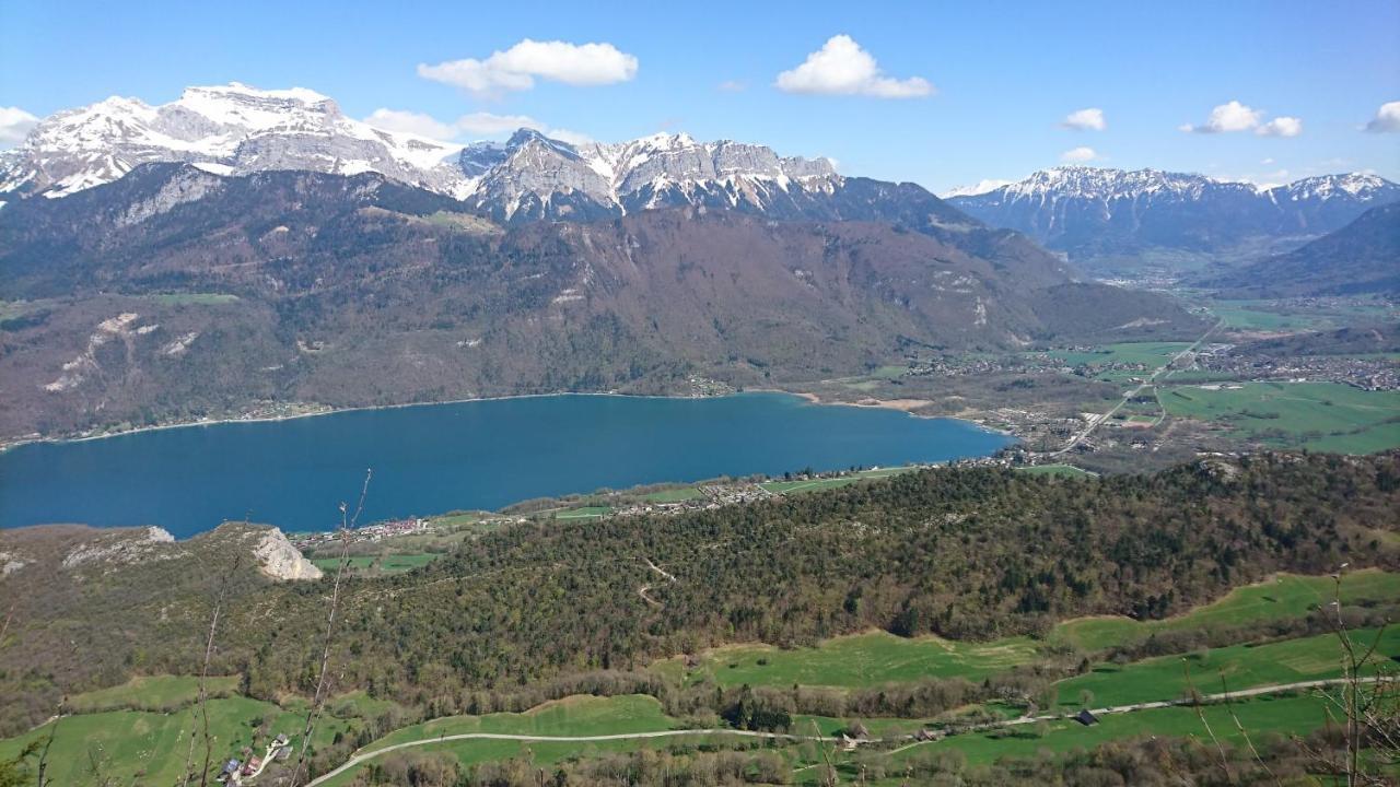 Studio A La Campagne Au Bout Du Lac D'Annecy Doussard Bagian luar foto