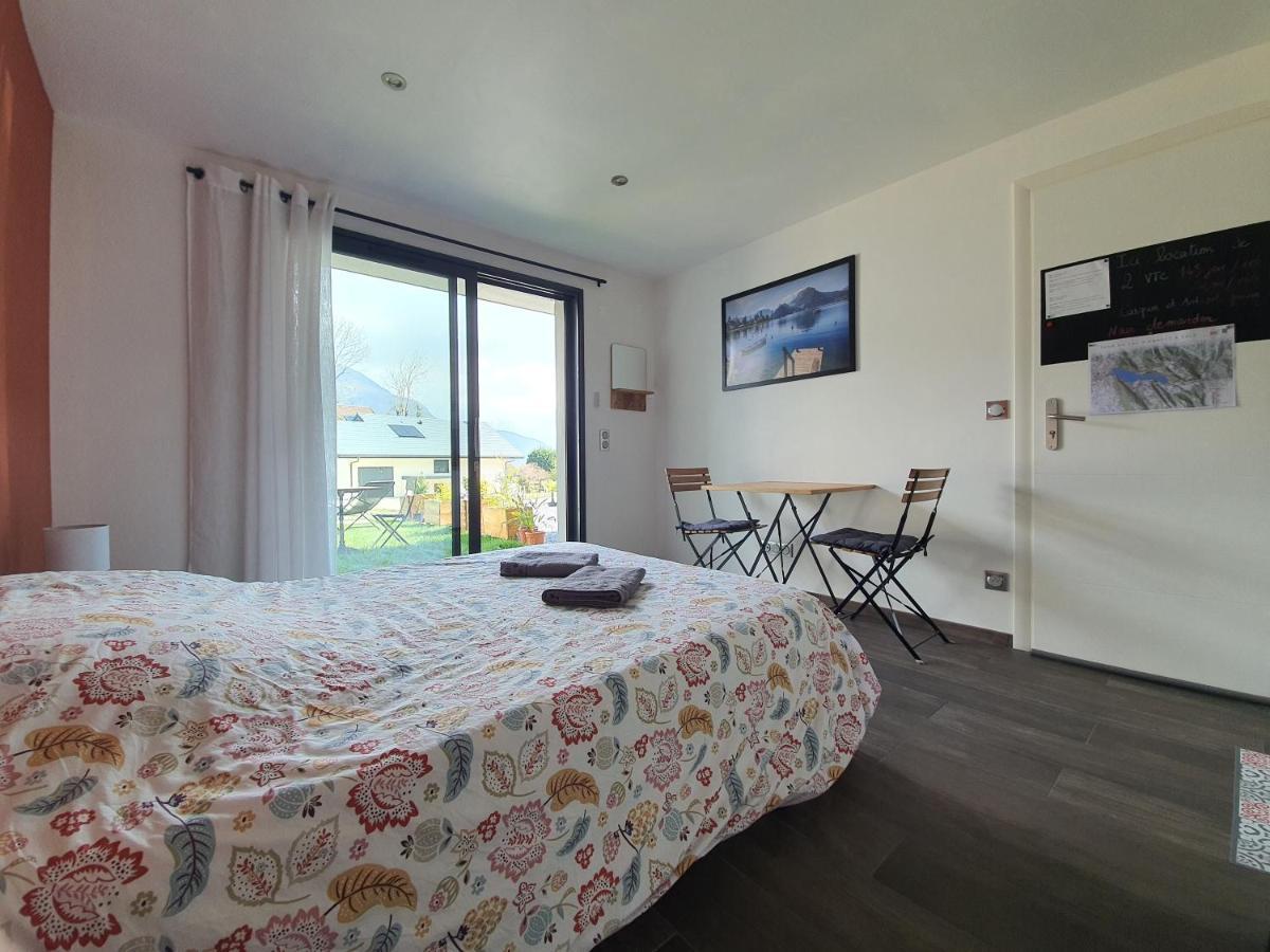 Studio A La Campagne Au Bout Du Lac D'Annecy Doussard Bagian luar foto